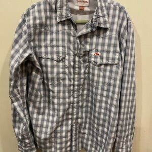 Simms Madison River Lodge fly fishing shirt